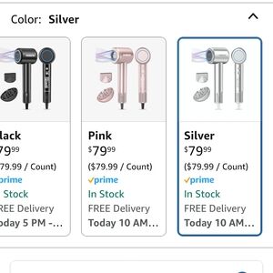 Premium Silver Hair Dryer